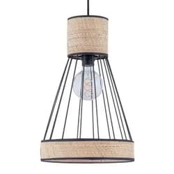 FLAM & LUCE - Závěsná lampa SHINE - různé velikosti (přírodní)
