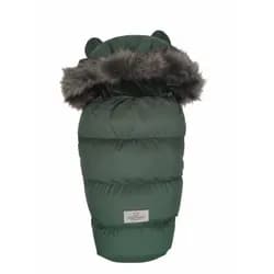 Babymatex Zimní fusak do kočárku VENUS + rukávník - Lahvově zelený