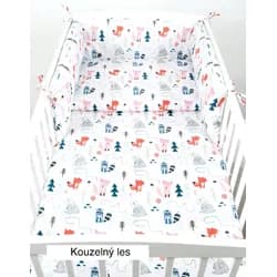 BBL Souprava do postýlky 3 - díly - kouzelný les