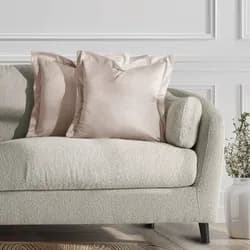 Povlaky na polštáře AmeliaHome Velvet Side světle béžové, velikost 50x70
