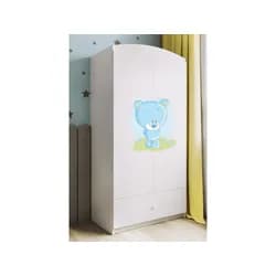 Kocot kids Dětská skříň Babydreams 90 cm medvídek bílá