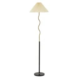 Mauro Ferretti Stojací lampa Glosy 172 cm černá/zlatá