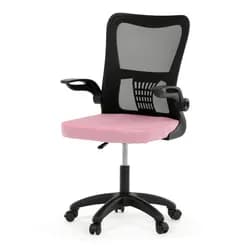 Dětská židle NINA – růžová síťovina, houpací mechanismus Autronic