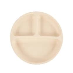 Dětský silikonový talíř PupyHou Barva: Béžová (beige)