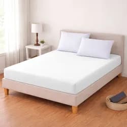 TextilCentrum Luxusní napínací mako-jersey prostěradlo s lycrou do postýlky DELUXE Collection 60x120cm / 20cm elastické, bílé