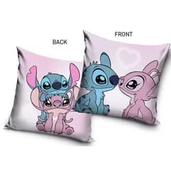 Carbotex Povlak na polštářek 40x40 cm - Lilo a Stitch "Sladká láska s Angel"