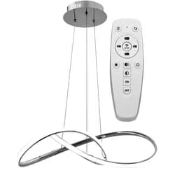 TooLight Stropní svítidlo Ring II LED stříbrné
