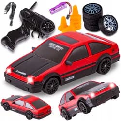 HBToys Sportovní auto na dálkové ovládání RC Drift - červená