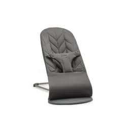 BABYBJORN Lehátko Babybjorn Bouncer Bliss Anthracite cotton Petal Woven
