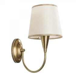 Opviq Nástěnná lampa Pardo mosaz/bílá