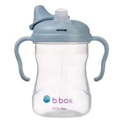 b.box Hrneček s pítkem 4m+ - světle modrý 240 ml