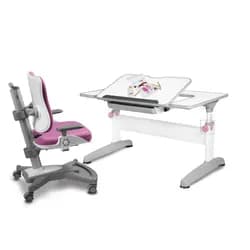 Dětský set MyChamp UNIQ - růžový, set židle + stůl Mayer