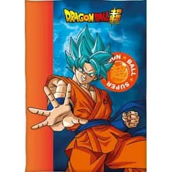 Faro Dětská fleecová deka Polar Dragon Ball 100x140 cm modro-oranžová