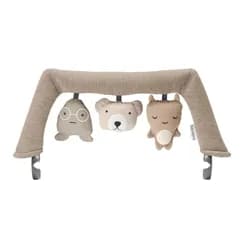 BABYBJORN Hračka na lehátko Babybjorn textilní zvířátka, Soft Friends, Neutrals