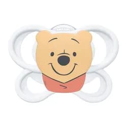 NUK Perfect Match Air Dudlík Medvídek Pú WHITE 0-6m 1ks v boxu