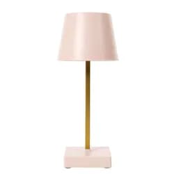 HowHomely LED lampa STELO TOUCH růžová/zlatá