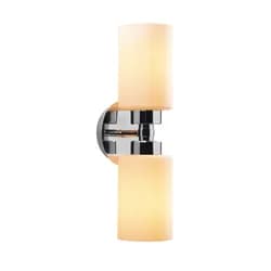 Opviq Nástěnná lampa Balcova II stříbrná