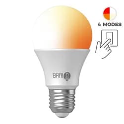 Žárovka BrainLight 4steps Bulb, E27, 7 W, 1300 - 4000 K, 4 typy světla