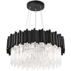 TooLight Závěsný křišťálový lustr APP1481-1C černý