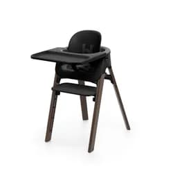 STOKKE® Steps™ Jídelní židlička - Black/Warm Brown