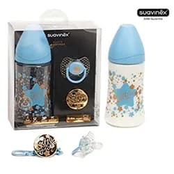 Suavinex HC Premium SET - láhev 270ml + klip + dudlík 0-4m - KLUK