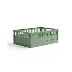 Skládací přepravka maxi Made Crate - green bean green
