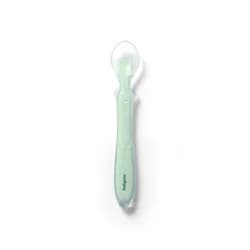 BABYONO Lžička silikonová - blue 6m+ - BABYONO Lžička silikonová - mint 6m+