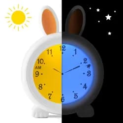 Alecto spánkový trenér, noční světlo a budík Bunny
