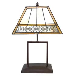 Závěsná Tiffany lampa Chessboa - Ø 15*115 cm E14/max 1*25W Clayre & Eef