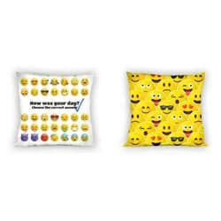 Faro Oboustranný povlak na polštář Emoji 018 - 40x40 cm