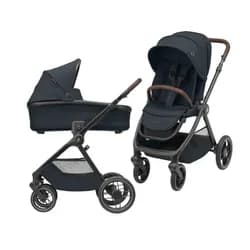Maxi-Cosi Oxford kočárek + korbička Oria Essential Graphite