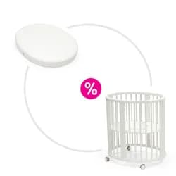 STOKKE® Sleepi™ Mini V3 + ZDARMA matrace - White