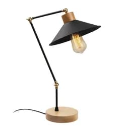 Opviq Stolní lampa Manavgat II černá