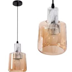 TooLight Závěsná lampa LA BELLE II růžová/mramor