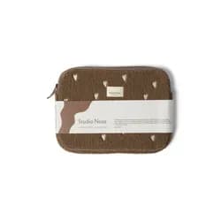 Studio Noos Teddy Hearts obal na Laptop 13´ Brown Hearts