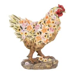 Bílá antik cementová busta králík - 11*8*24 cm Clayre & Eef