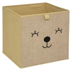 ATMOSPHERA Dětský úložný box Animal hnědý