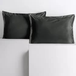 Povlaky na polštáře AmeliaHome Velvet Side Si grafitové, velikost 50x70