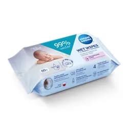 Canpol babies Dětské vlhčené ubrousky 99% vody 60ks