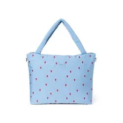 Studio Noos Puffy DIAPER BAG přebalovací taška Light Blue Hearts