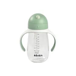 Beaba Hrnek s brčkem 300ml Sage Green