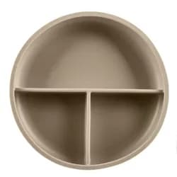 ZOPA Silikonový dělený talířek s přísavkou - Sand Beige