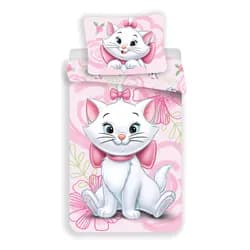 Jerry Fabrics Bavlněné povlečení 140x200 + 70x90 cm - Marie Cat "Pink 03"