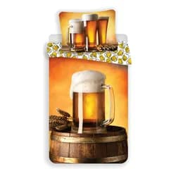 Jerry Fabrics bavlna povlečení Pivo 140x200 70x90