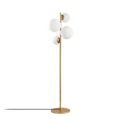 Opviq Stojací lampa Fazli zlatá