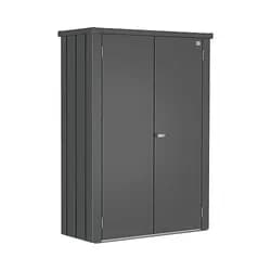 Biohort Skříňka na terasu BIOHORT Romeo M high 132 x 57 x 181 cm (tmavě šedá metalíza)