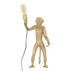 Mauro Ferretti Stolní lampa Monkey 55 cm zlatá