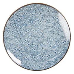 Dezertní talíř modré kvítky BlueFlow - Ø21 cm Clayre & Eef