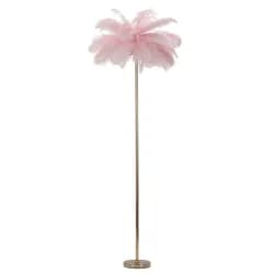 Mauro Ferretti Stojací lampa Palm 160 cm růžová/zlatá