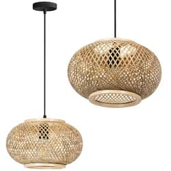 TooLight Závěsná lampa La Belle Boho III černá/hnědá